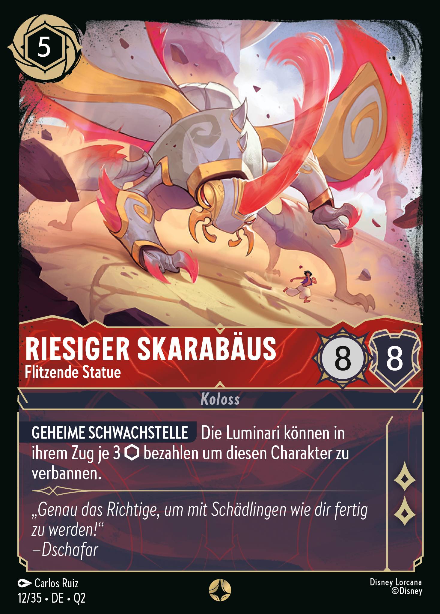 Riesiger Skarabäus
