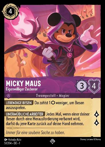 Micky Maus - Eigenwilliger Zauberer