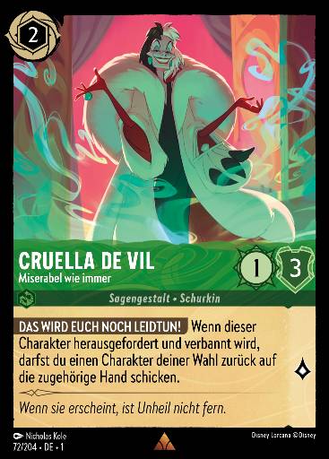 Cruella De Vil - Miserabel wie immer