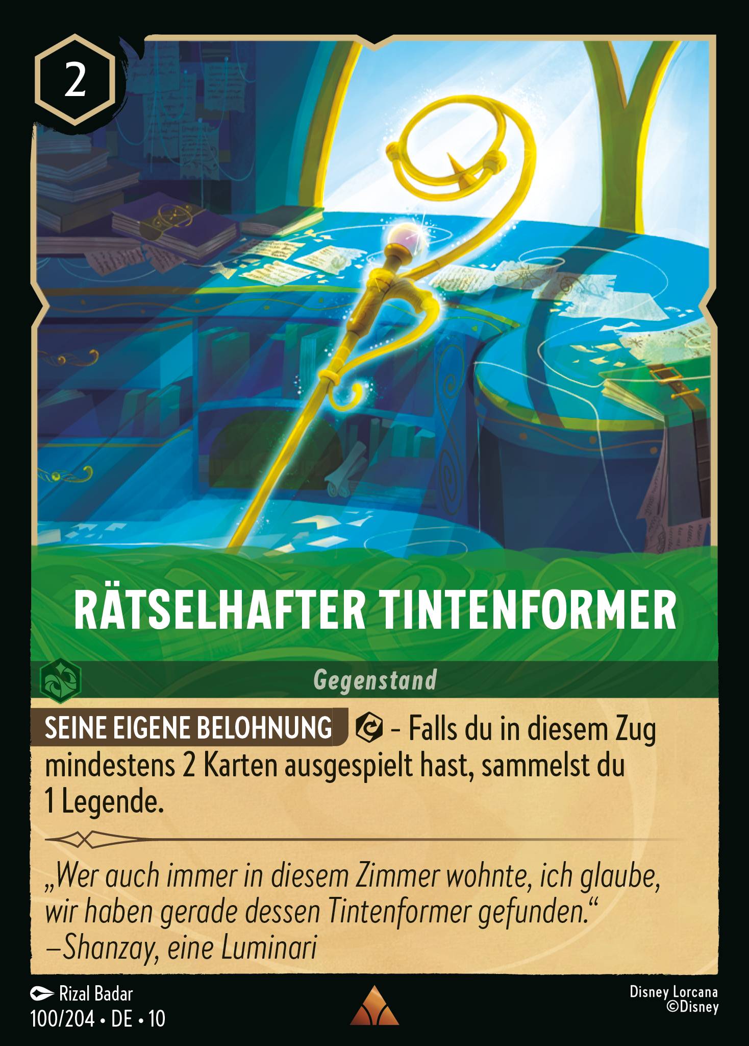 Rätselhafter Tintenformer
