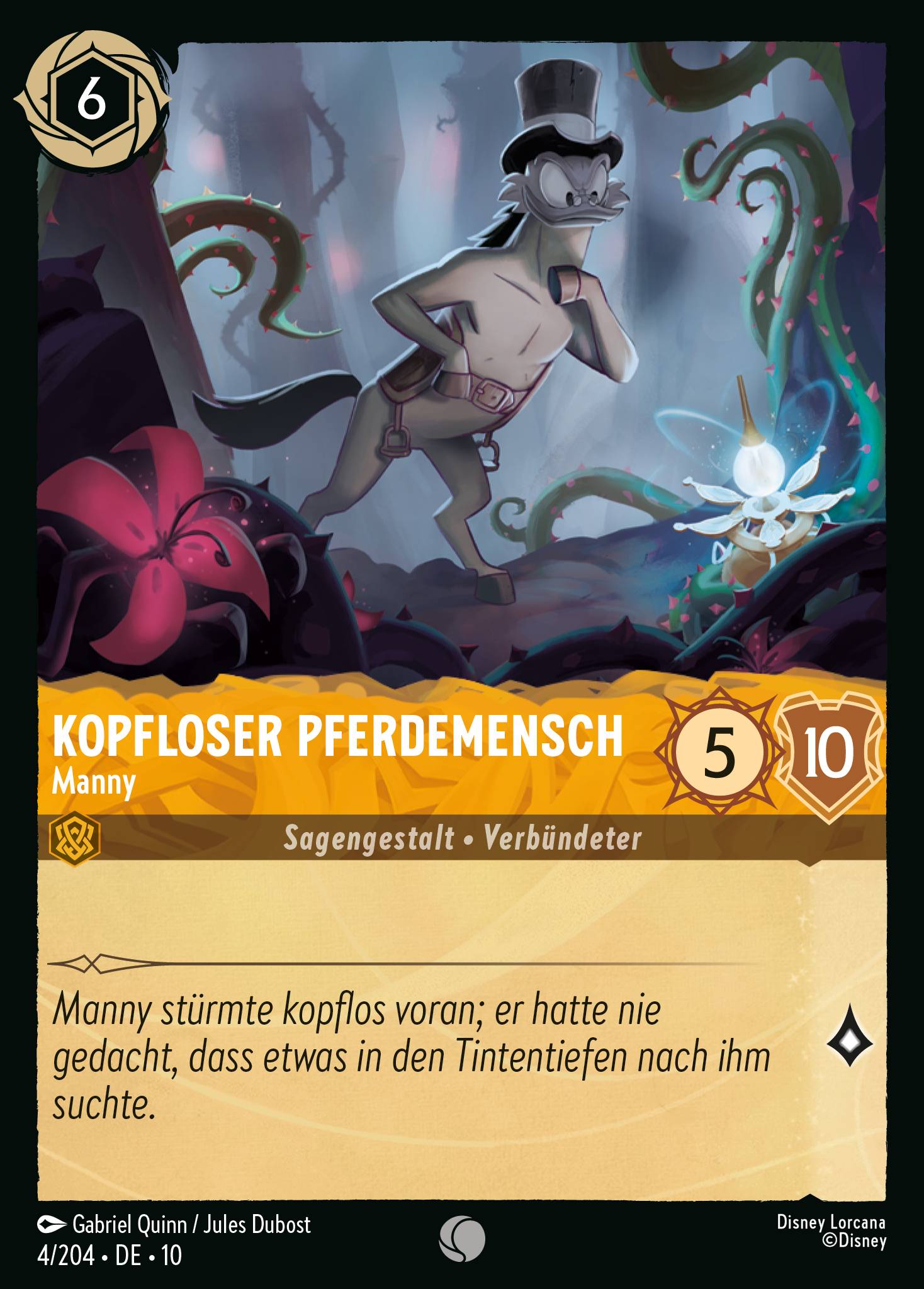 Kopfloser Pferdemensch