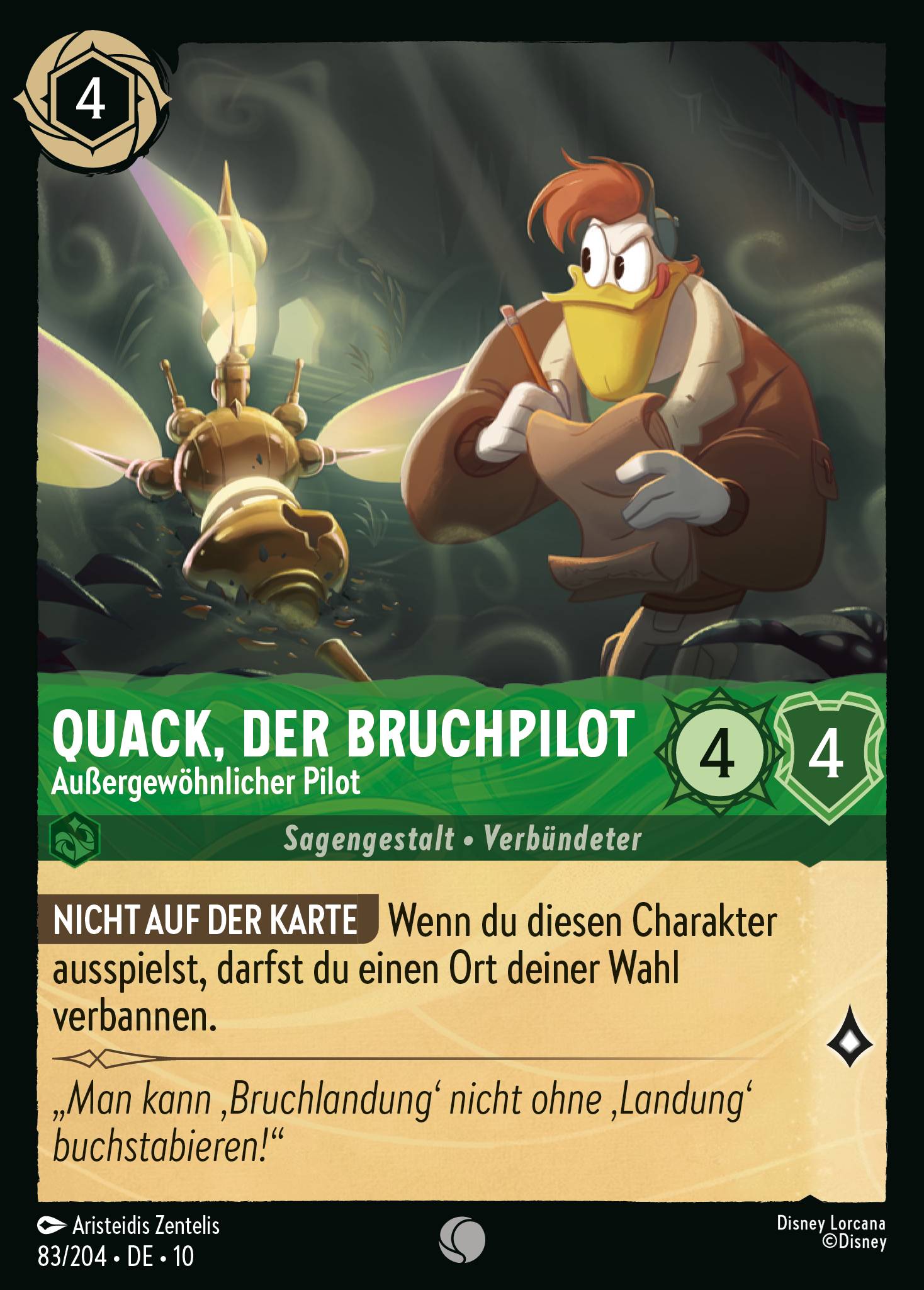 Quack, der Bruchpilot