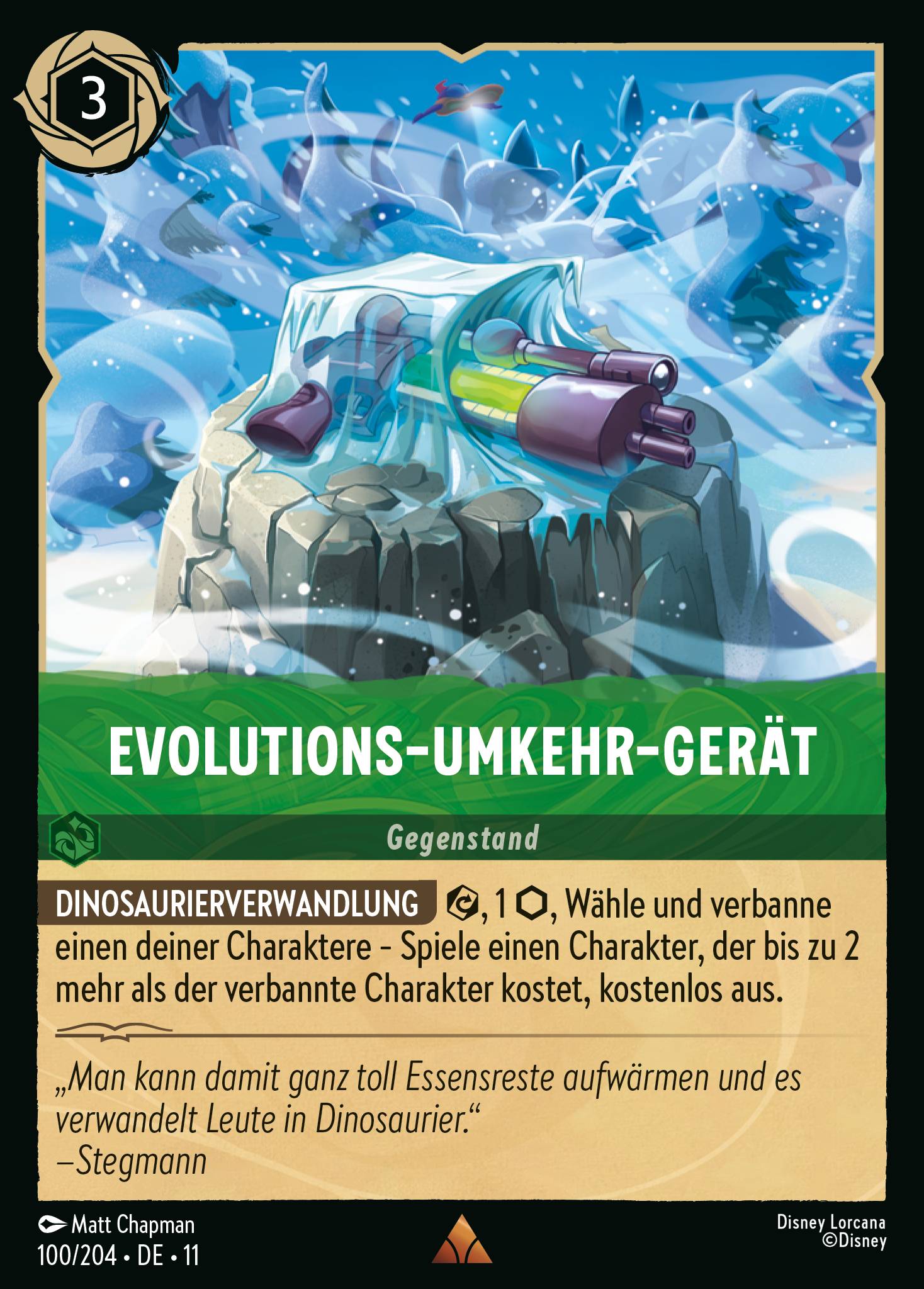Evolutions-Umkehr-Gerät