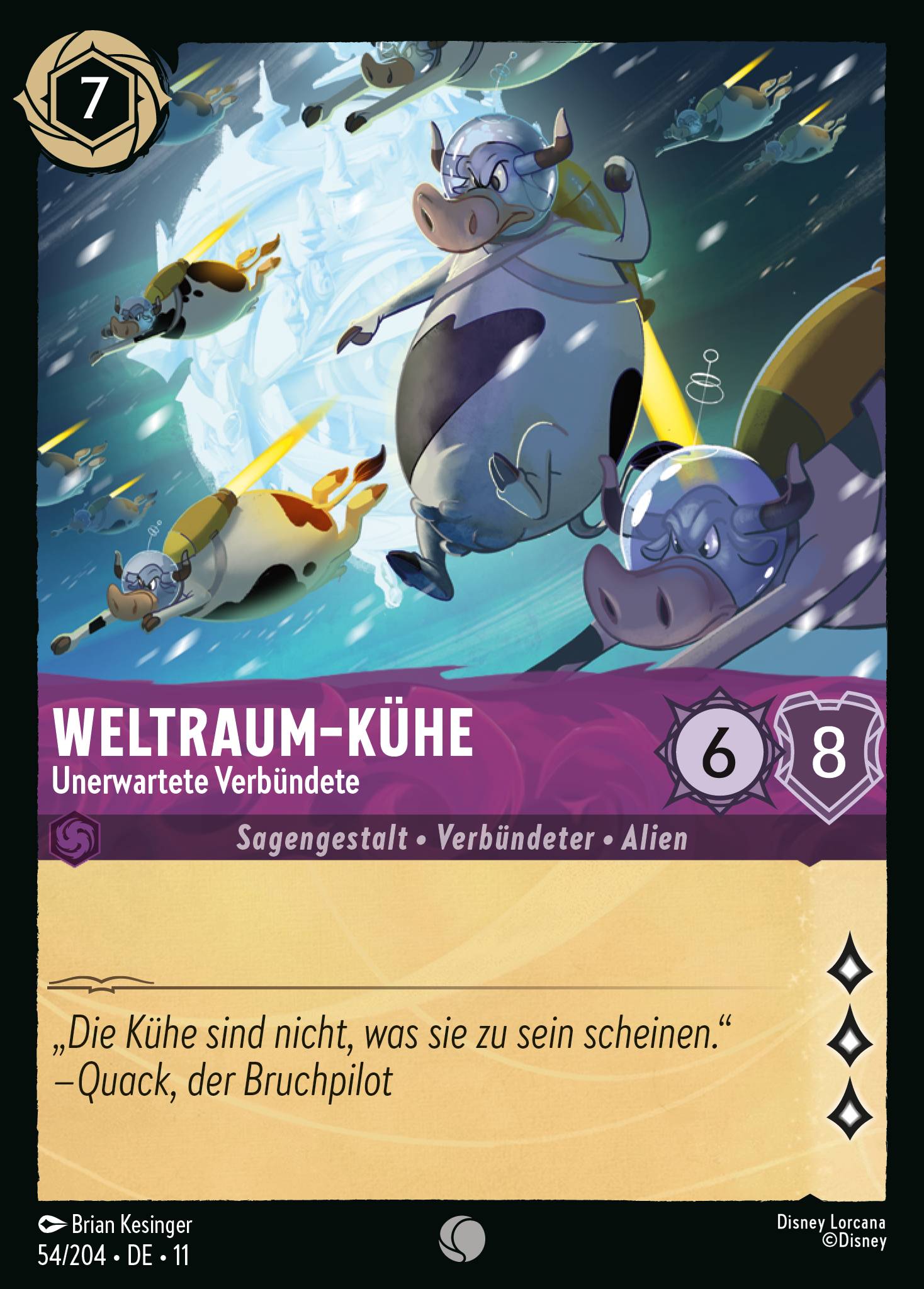 Weltraum-Kühe