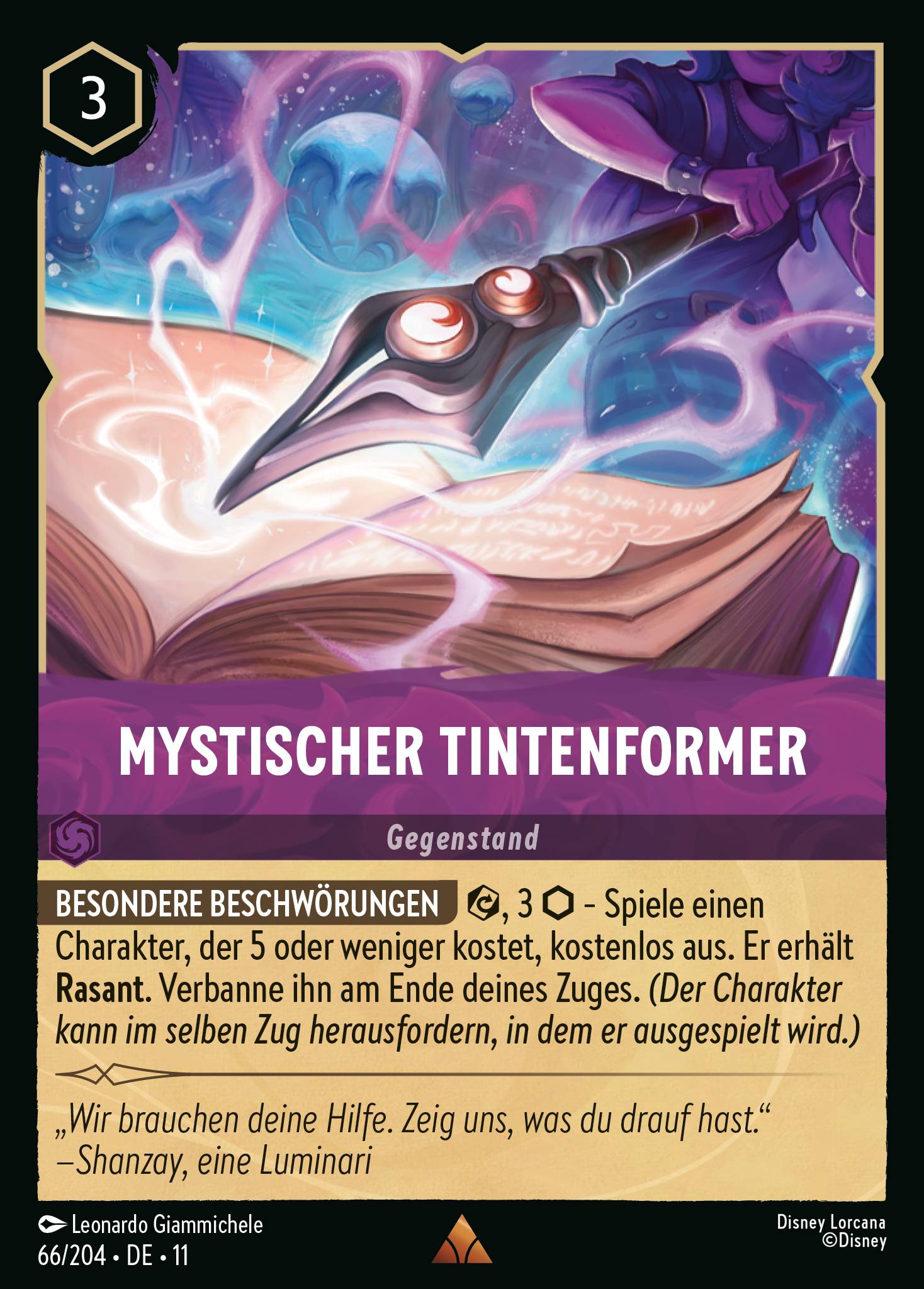 Mystischer Tintenformer