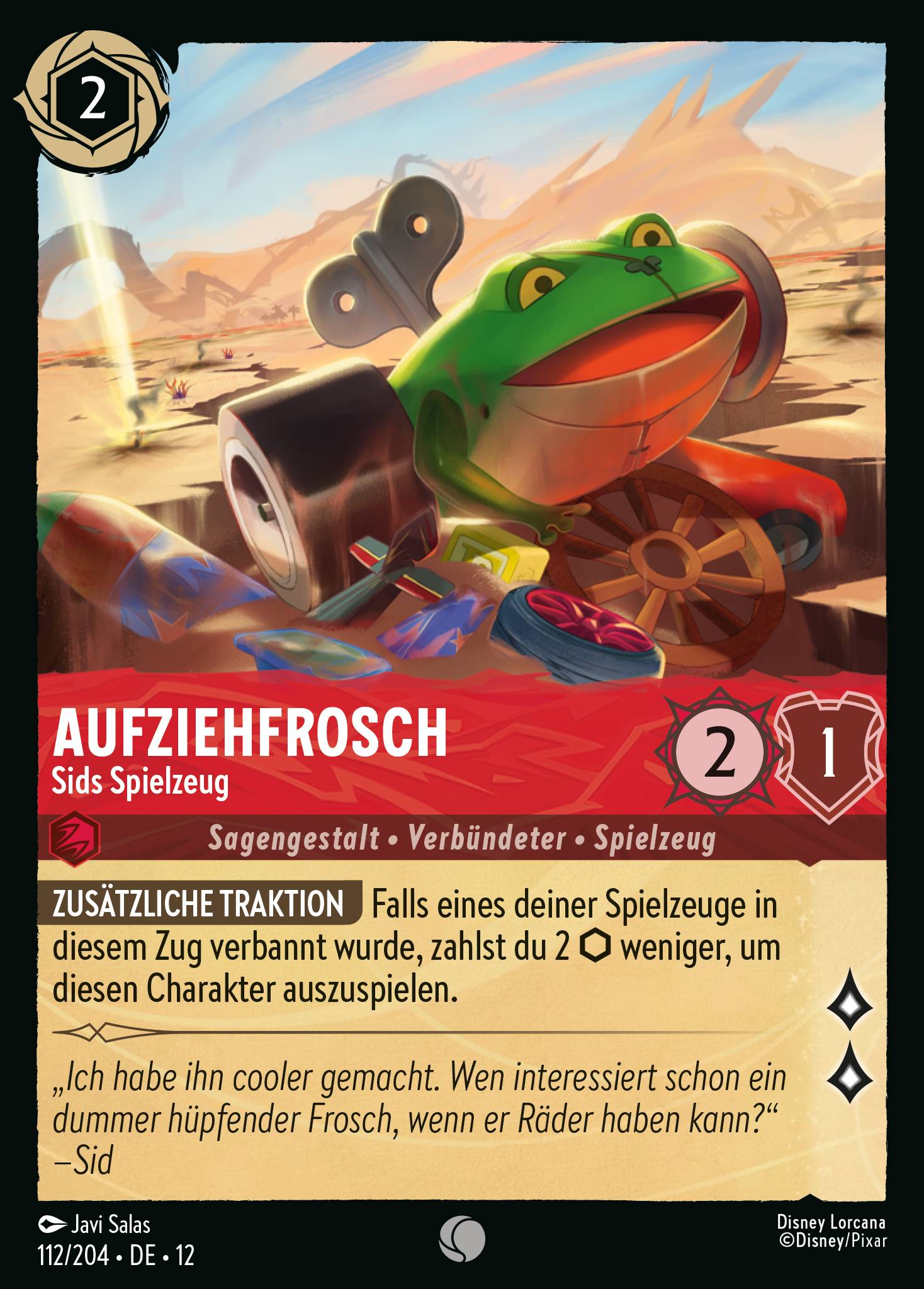 Aufziehfrosch
