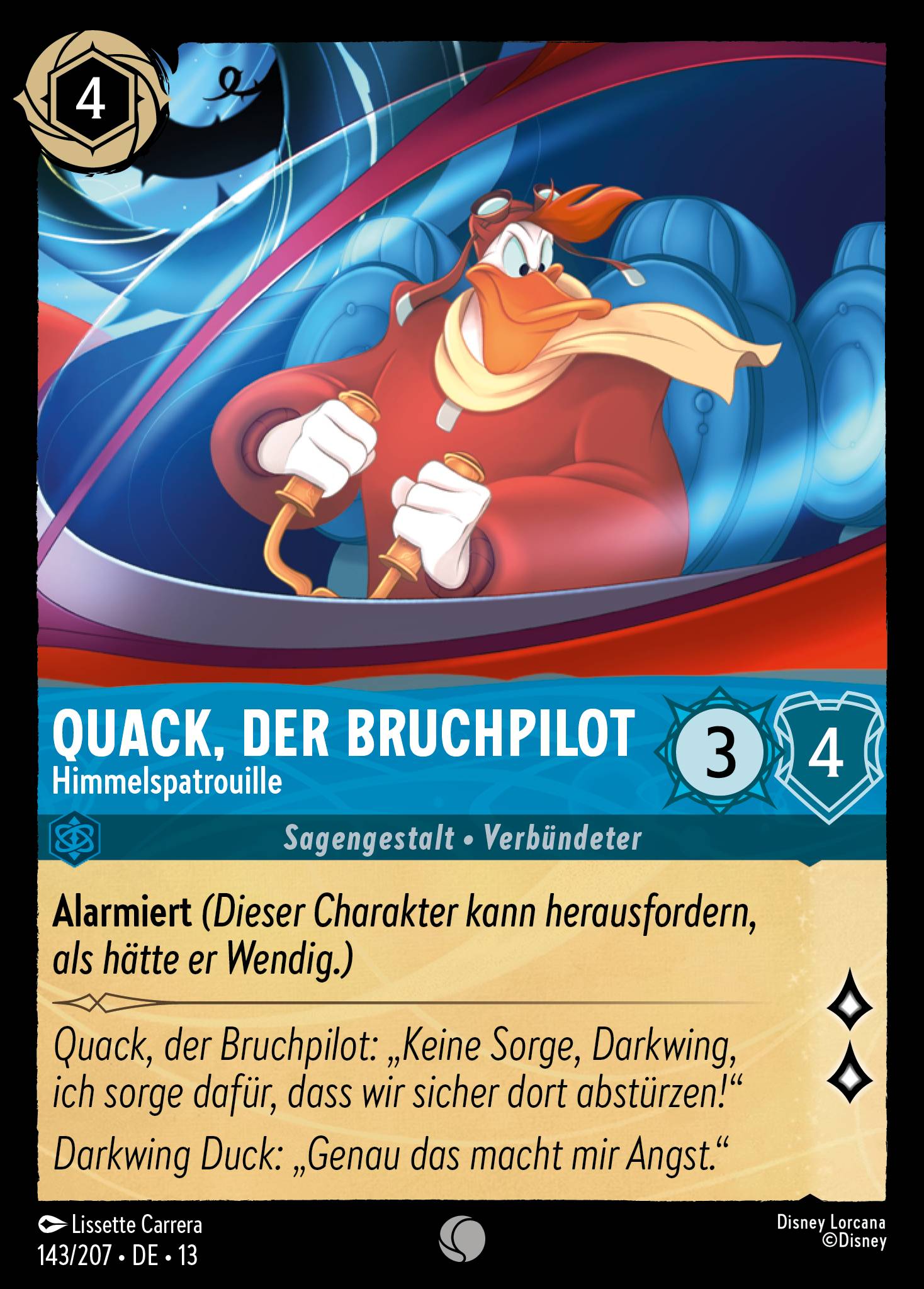 Quack, der Bruchpilot