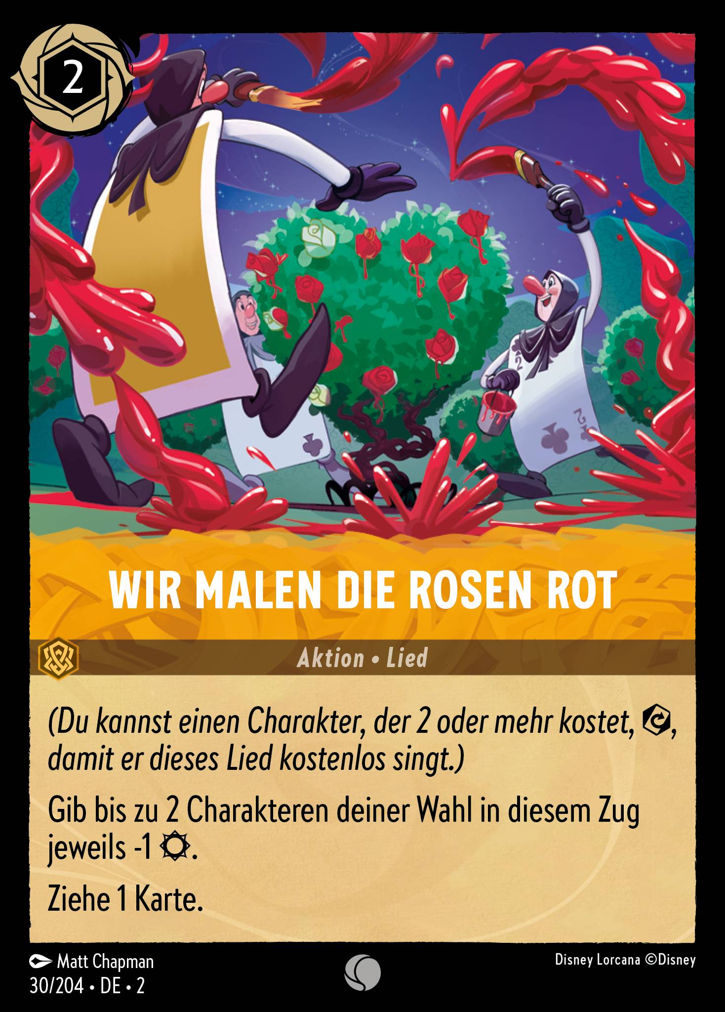 Wir malen die Rosen rot