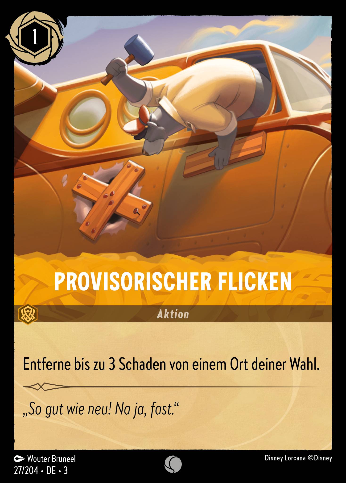 Provisorischer Flicken