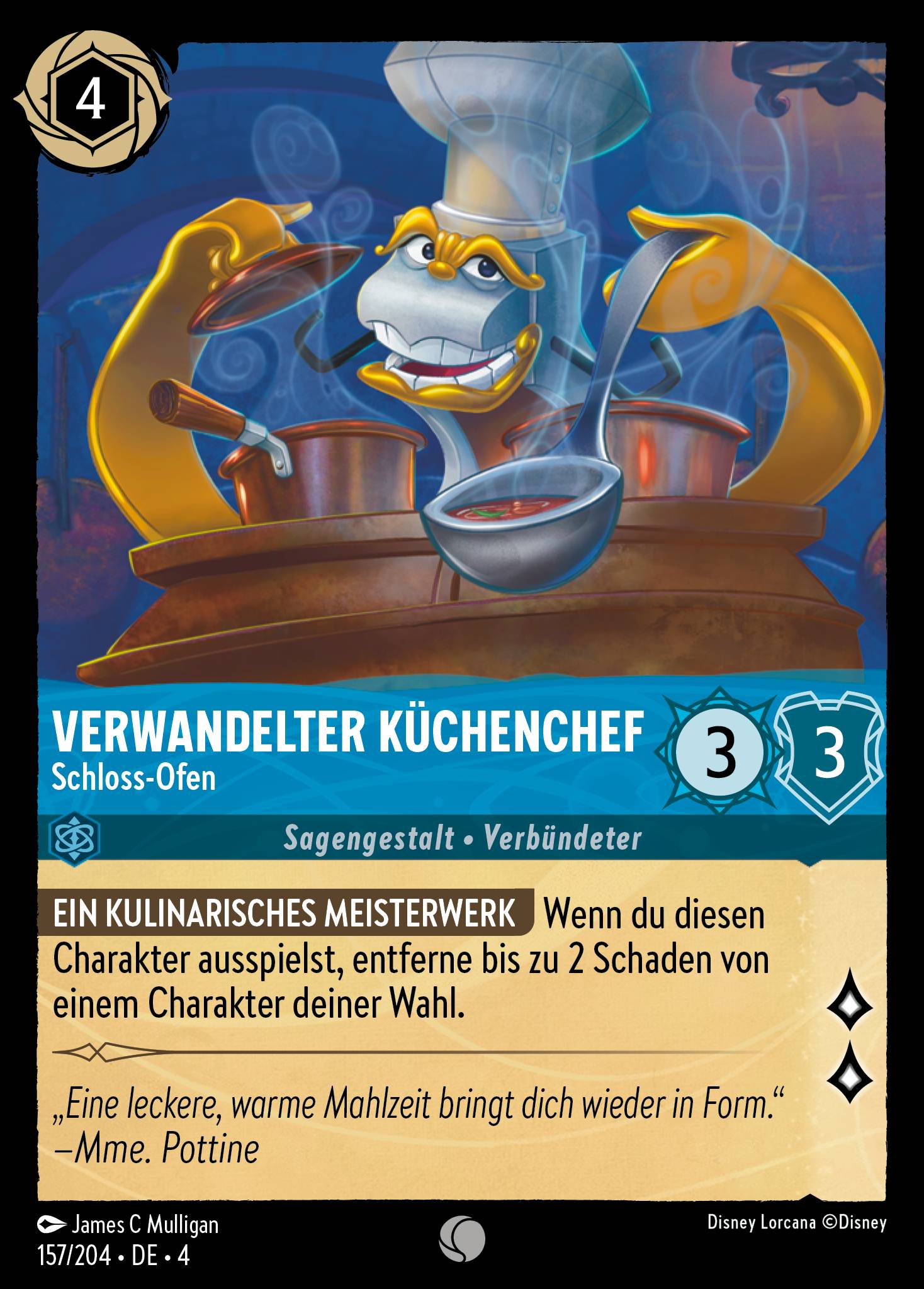 Verwandelter Küchenchef