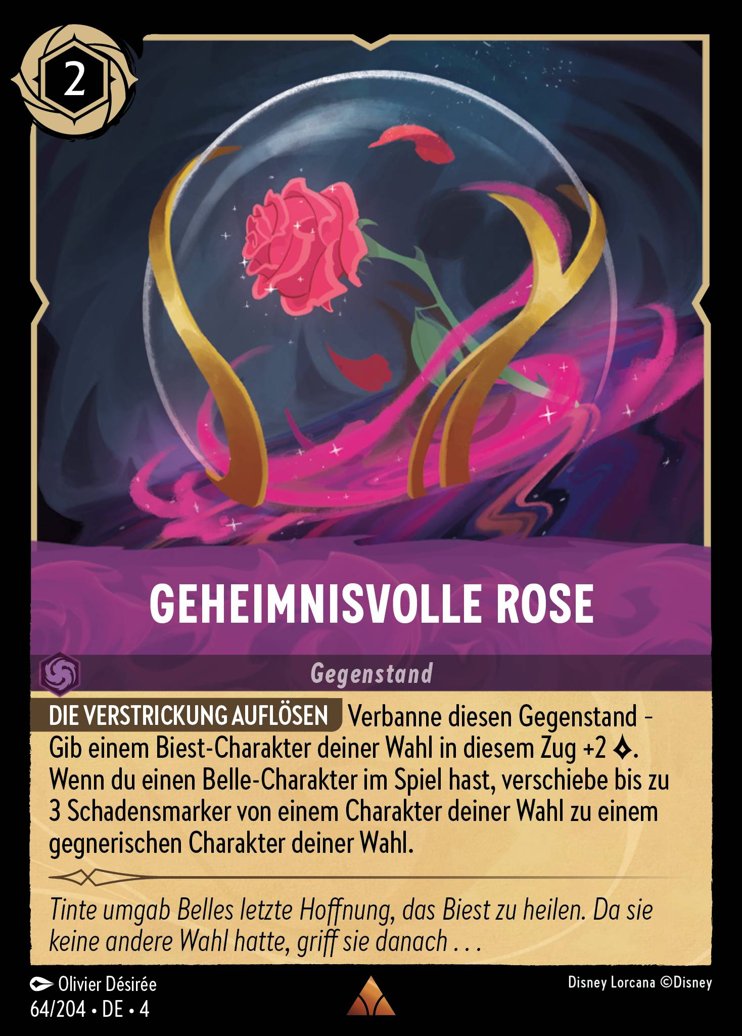 Geheimnisvolle Rose