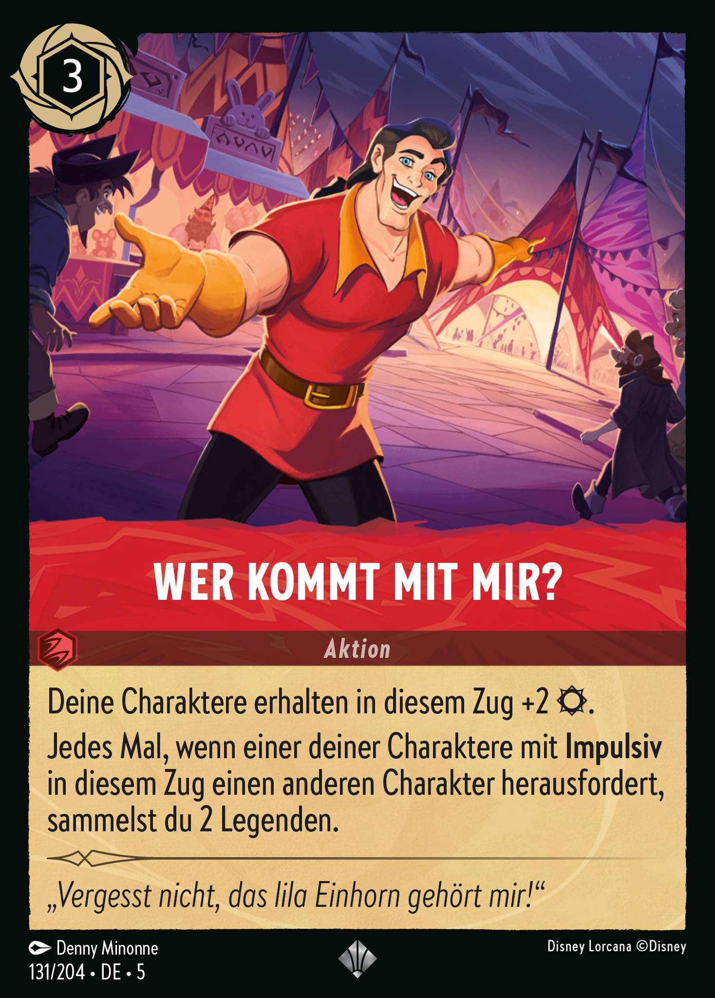 Wer kommt mit mir?