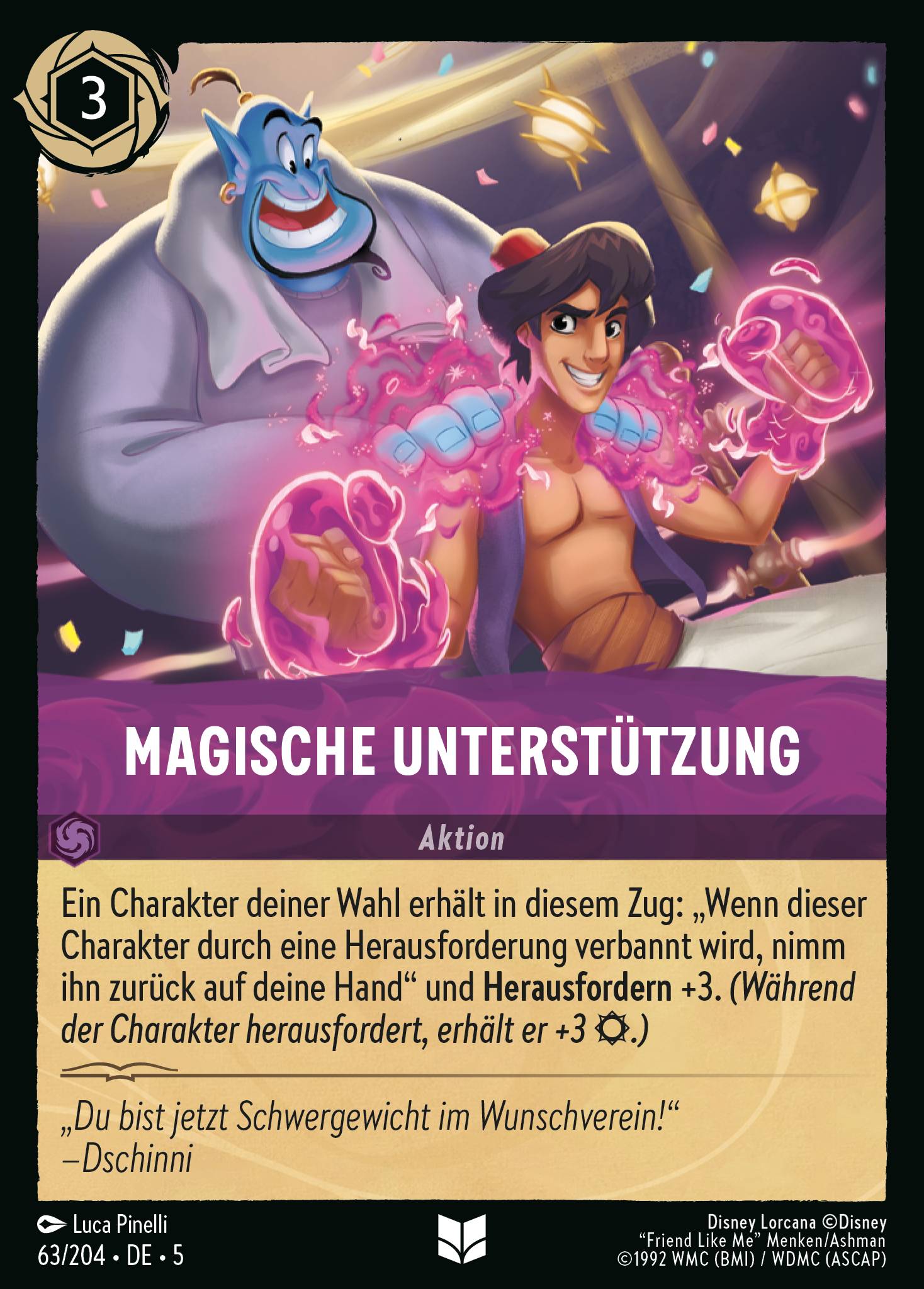 Magische Unterstützung