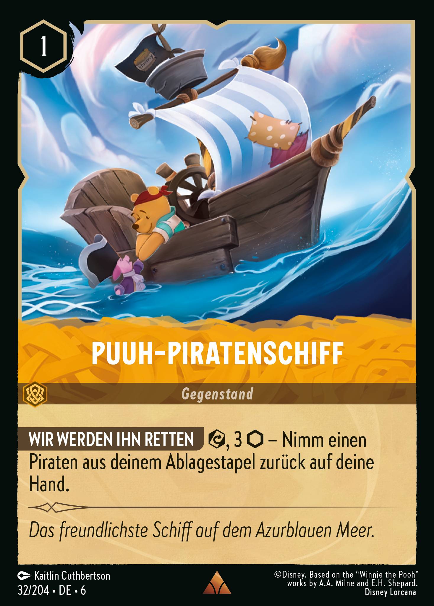 Puuh-Piratenschiff