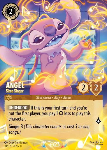 Angel - Siren Singer — Disney Lorcana card
