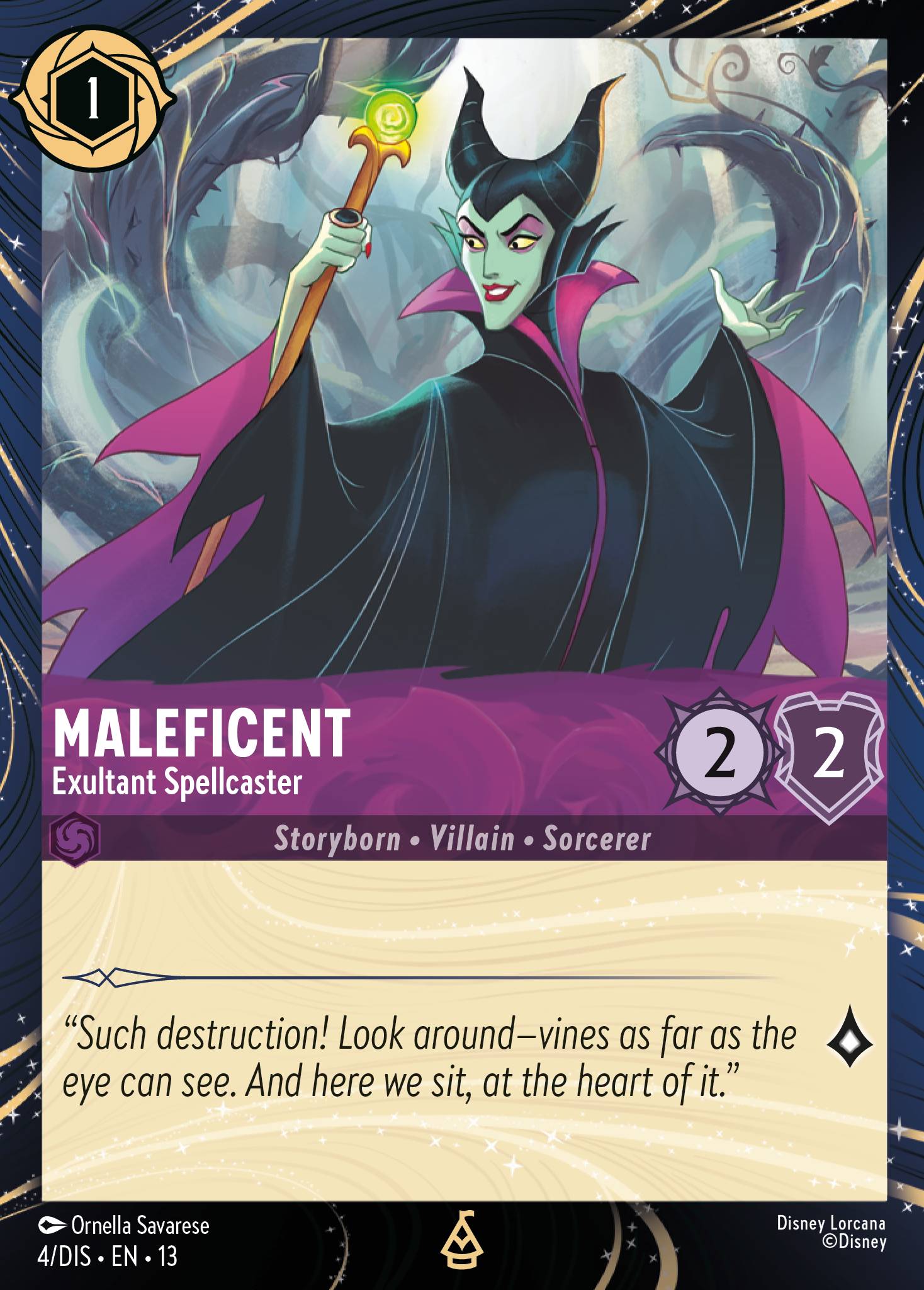 Maleficent - Exultant Spellcaster card art