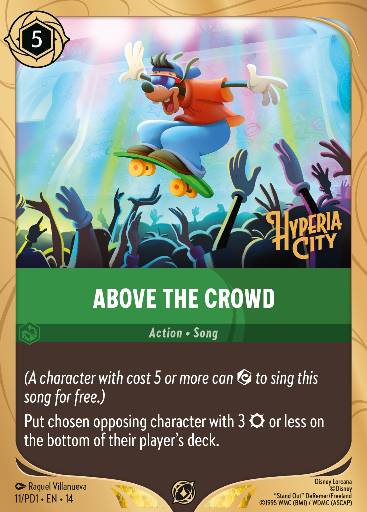 Above the Crowd — Disney Lorcana card
