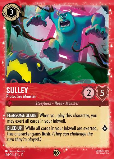 Sulley - Protective Monster — Disney Lorcana card