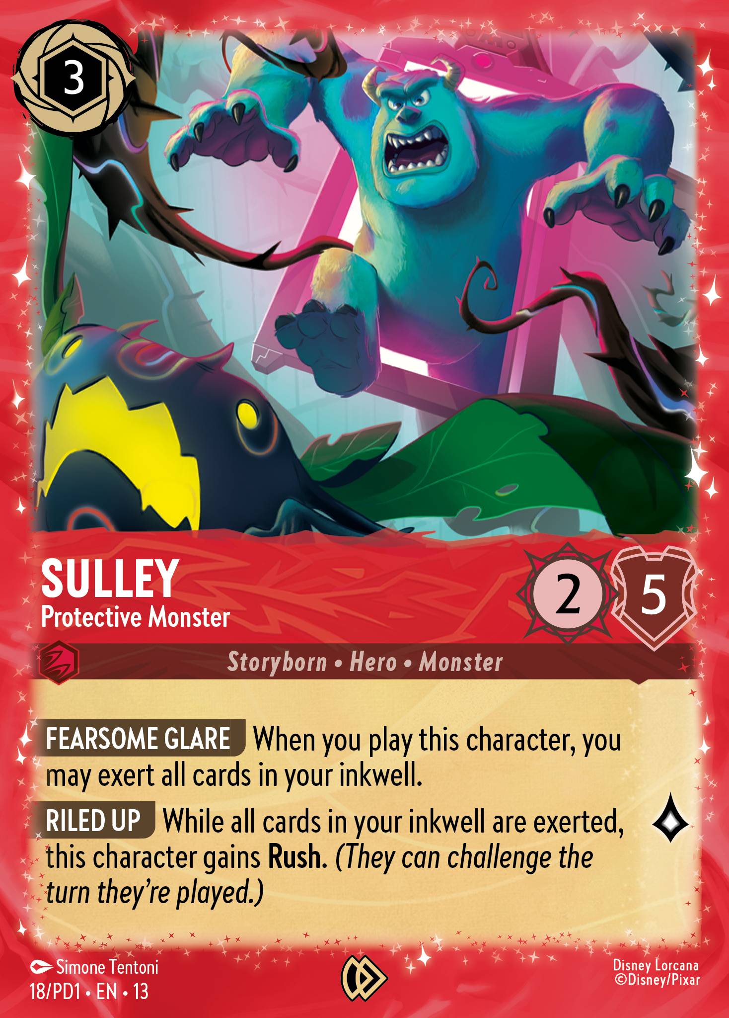 Sulley - Protective Monster card art