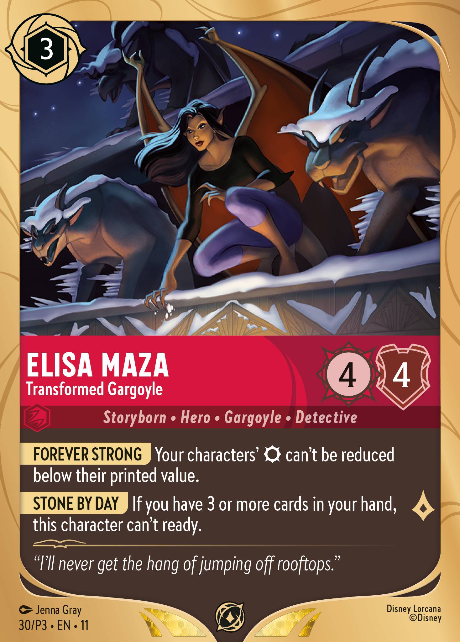 Elisa Maza - Transformed Gargoyle