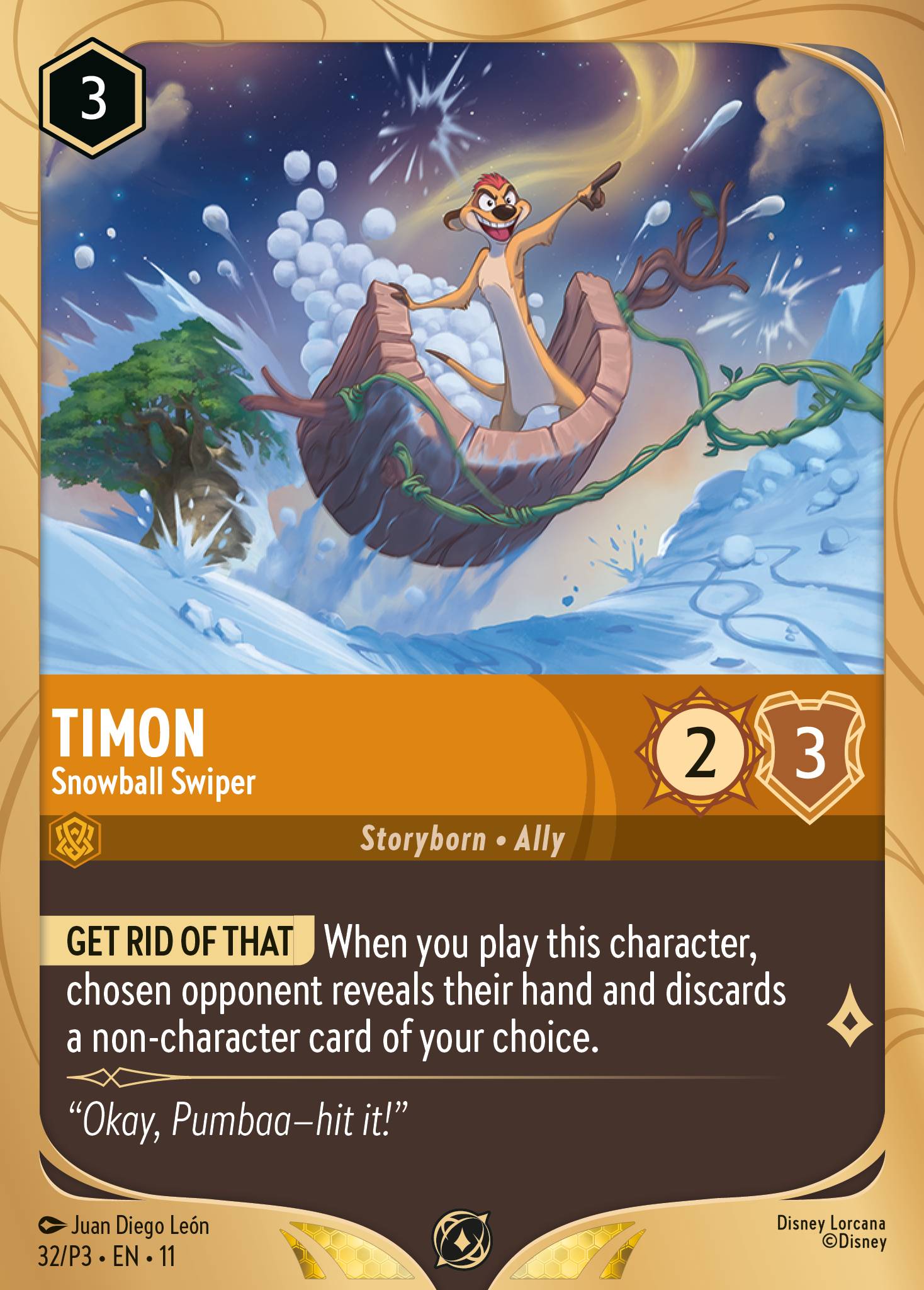 Timon – Snowball Swiper