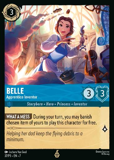 Belle - Apprentice Inventor — Disney Lorcana card