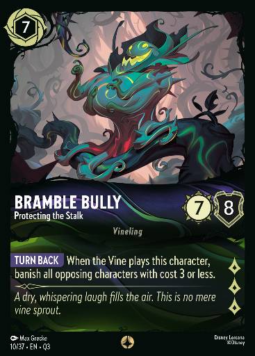 Bramble Bully - Protecting the Stalk — Disney Lorcana card