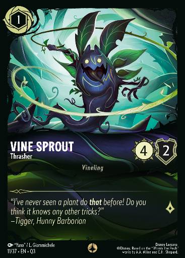 Vine Sprout - Thrasher — Disney Lorcana card