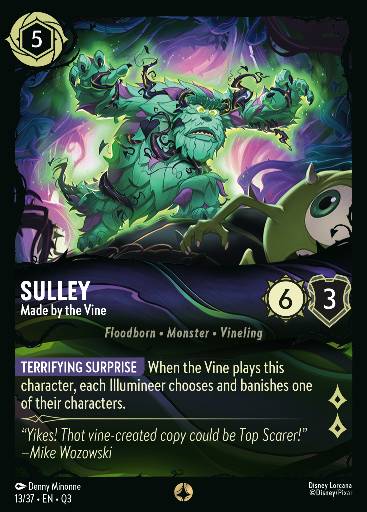Sulley - Made by the Vine — Disney Lorcana card