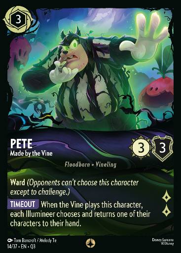 Pete - Made by the Vine — Disney Lorcana card