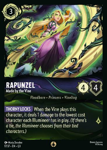 Rapunzel - Made by the Vine — Disney Lorcana card