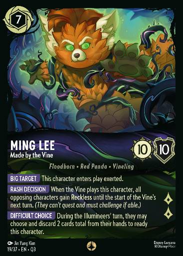 Ming Lee - Made by the Vine — Disney Lorcana card