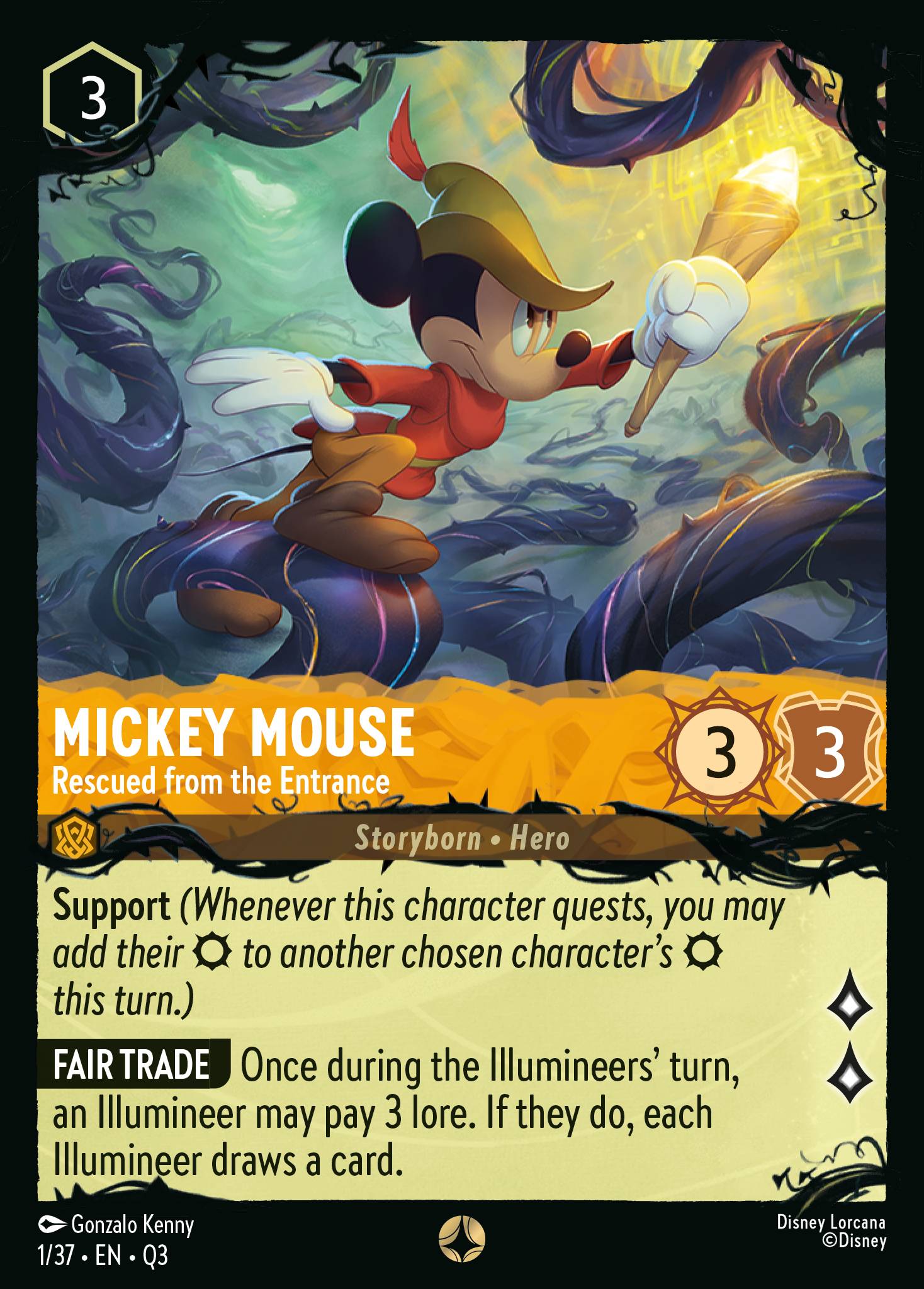 Mickey Mouse - Rescued from the Entrance