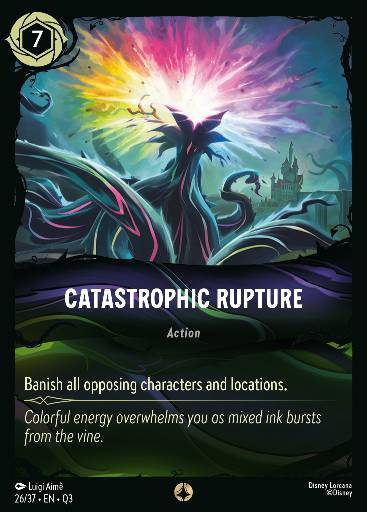 Catastrophic Rupture — Disney Lorcana card