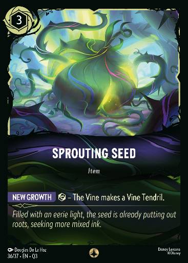 Sprouting Seed — Disney Lorcana card