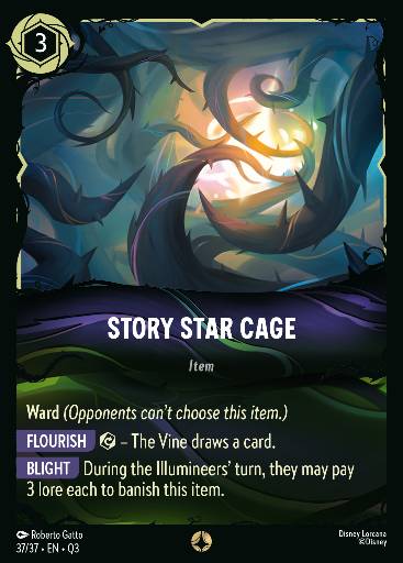 Story Star Cage — Disney Lorcana card