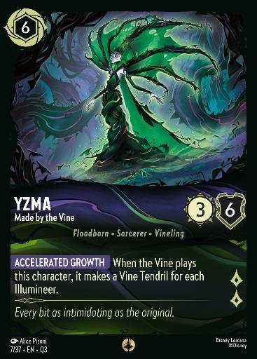 Yzma - Made by the Vine — Disney Lorcana card