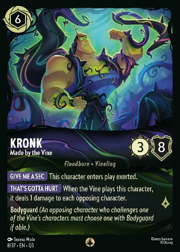 Kronk - Made by the Vine — Disney Lorcana card