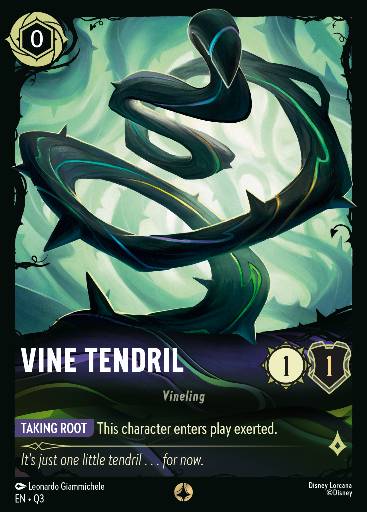 Vine Tendril — Disney Lorcana card