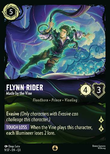 Flynn Rider - Made by the Vine — Disney Lorcana card