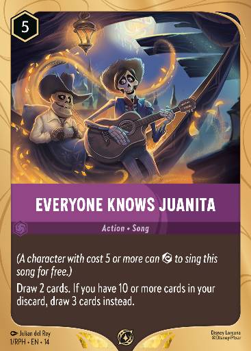 Everyone Knows Juanita — Disney Lorcana card