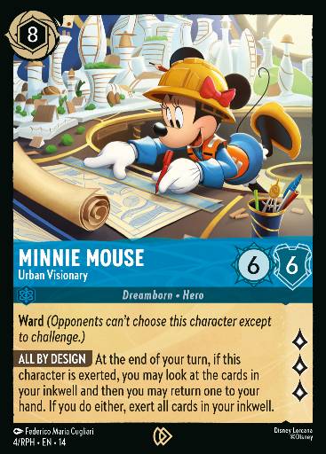 Minnie Mouse - Urban Visionary — Disney Lorcana card
