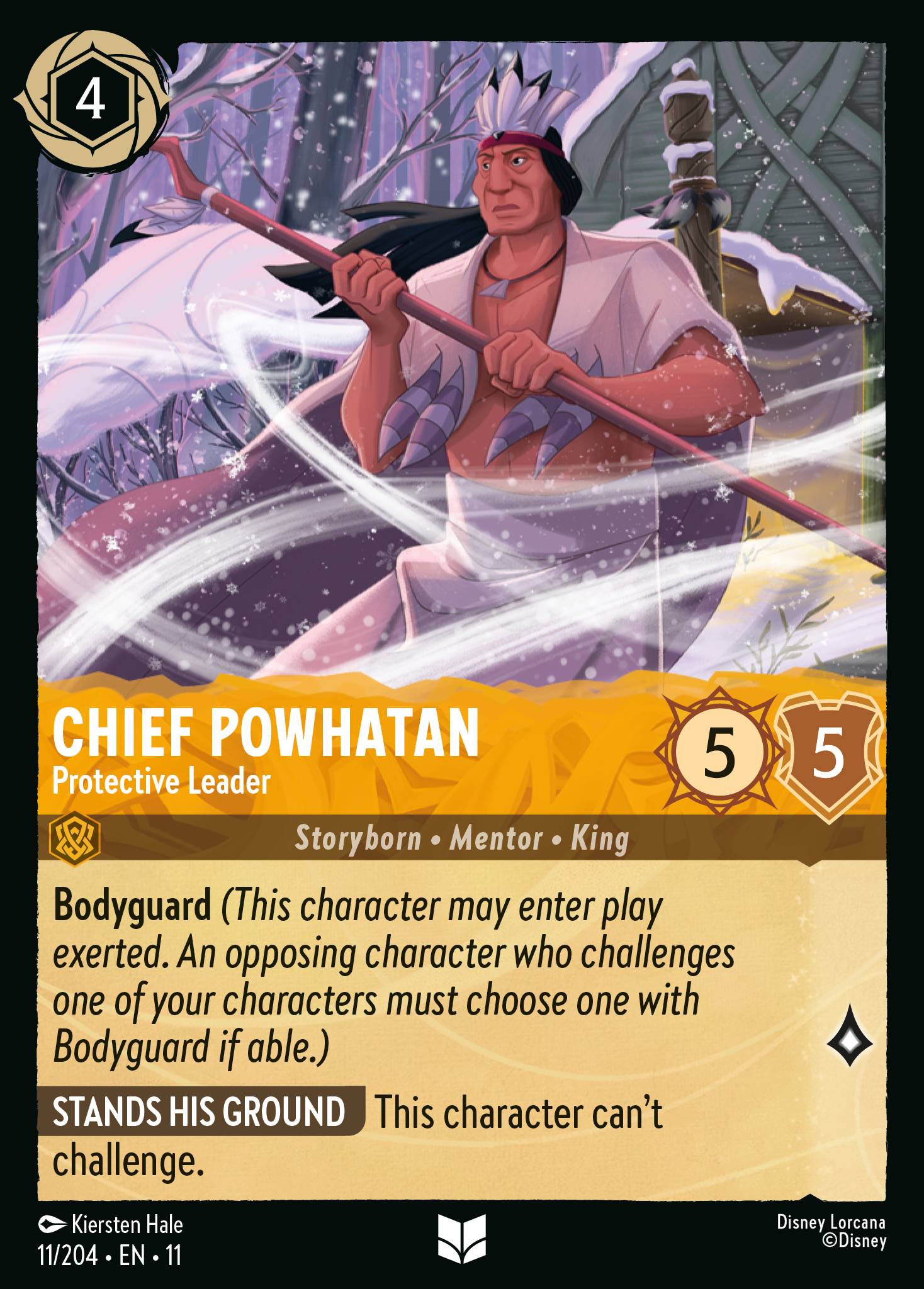 Chief Powhatan - Protective Leader