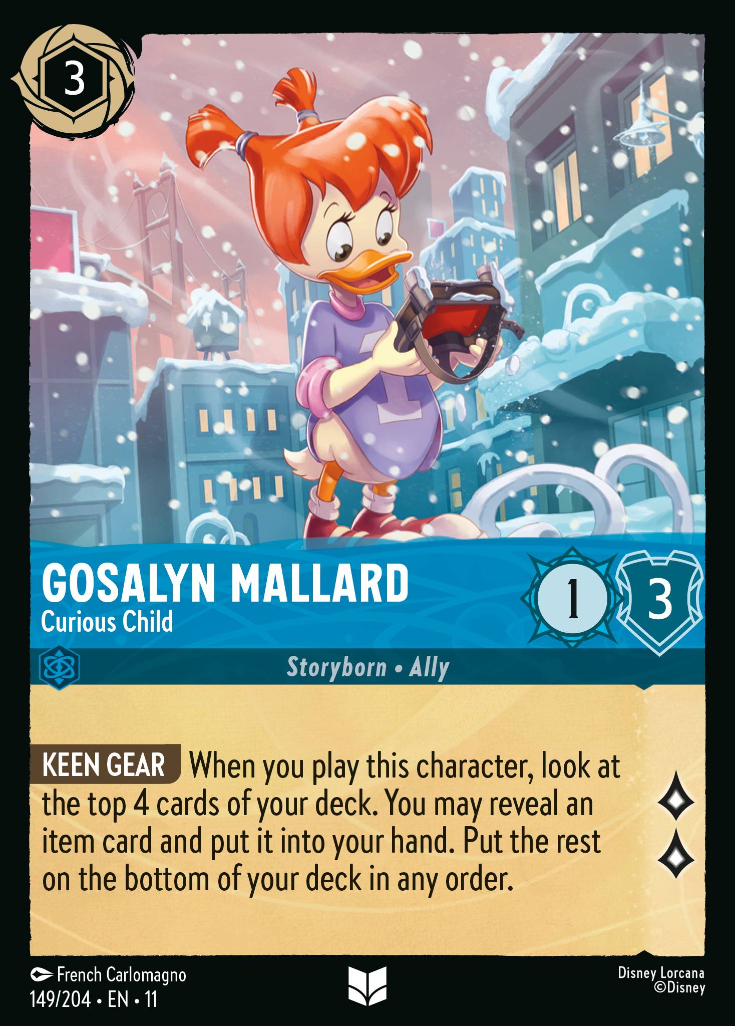 Gosalyn Mallard - Curious Child