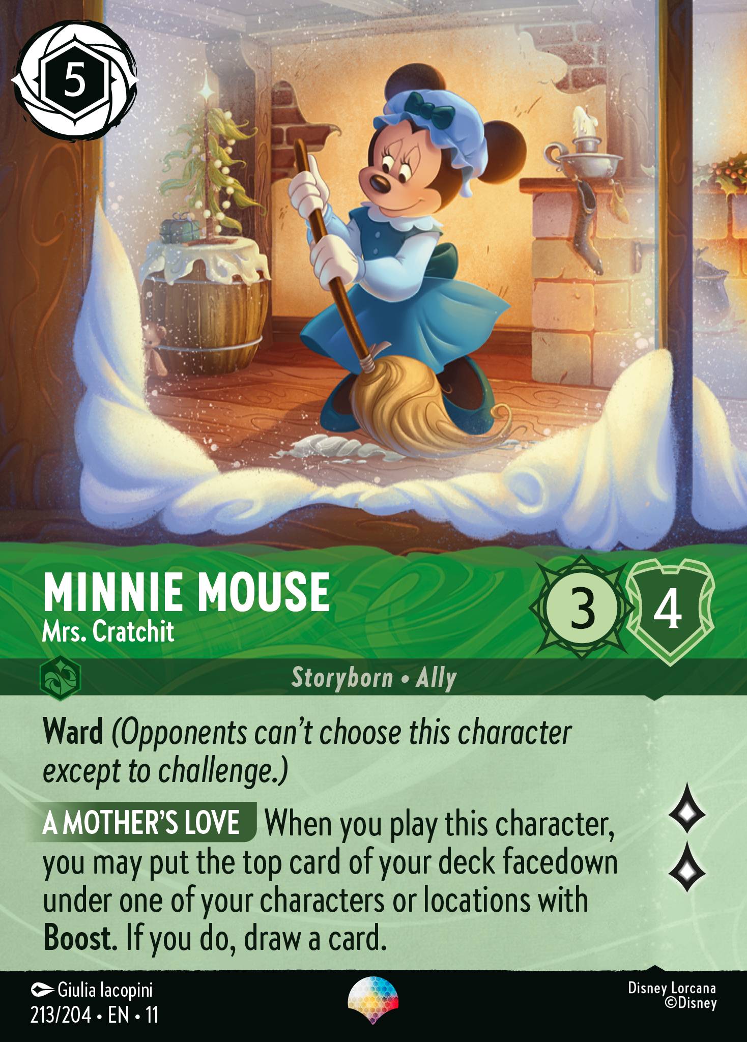 Minnie Mouse - Mrs. Cratchit