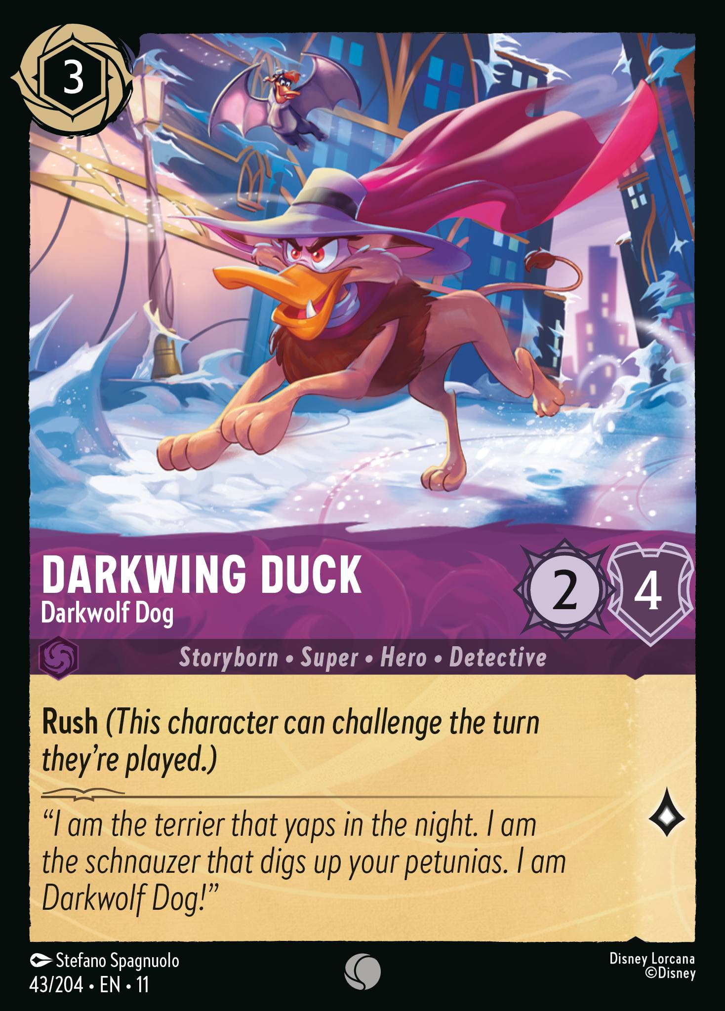 Darkwing Duck - Darkwolf Dog