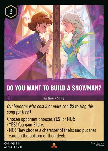Do You Want to Build A Snowman?