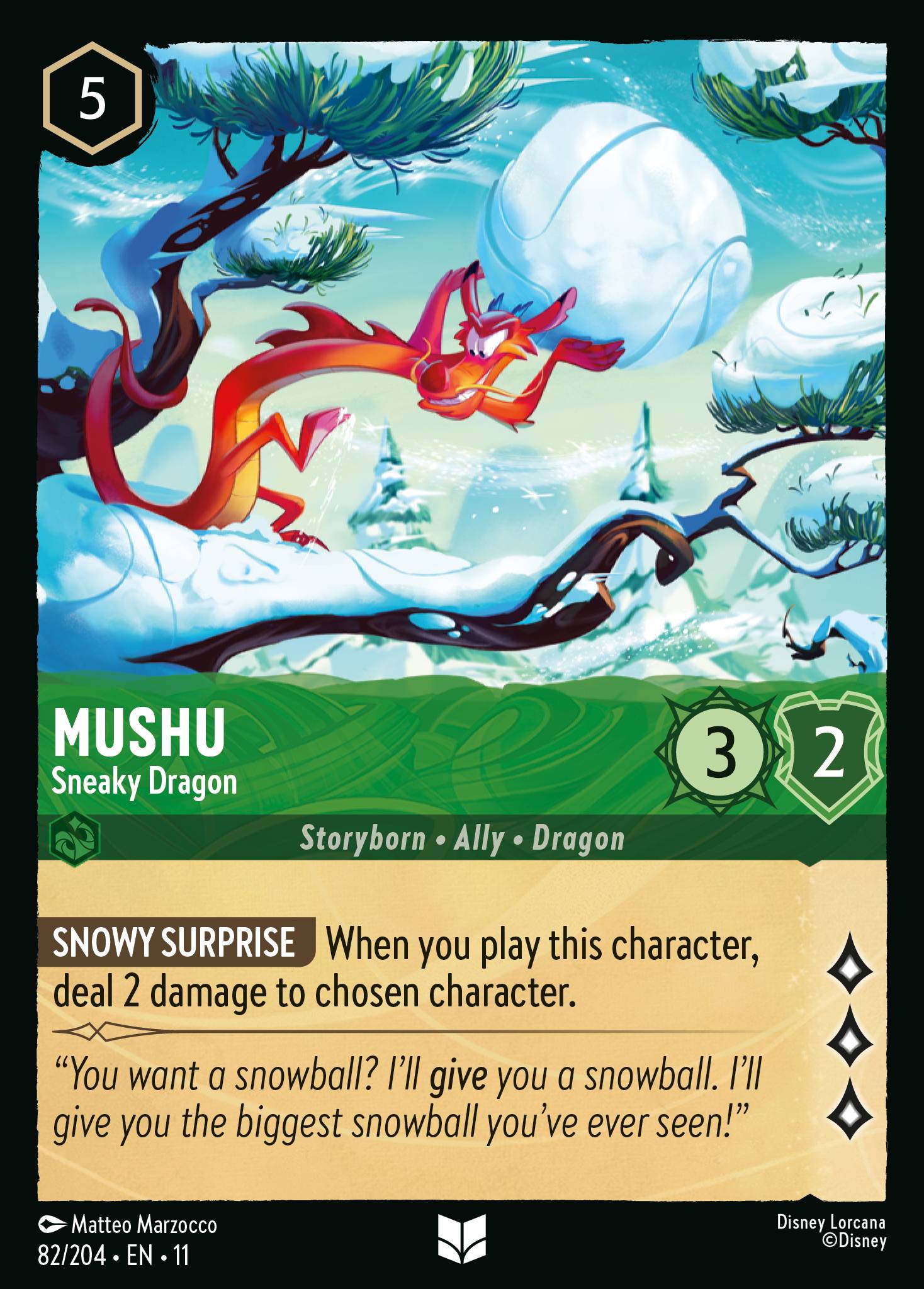 Mushu - Sneaky Dragon
