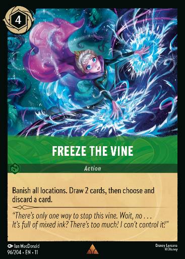 Freeze the Vine