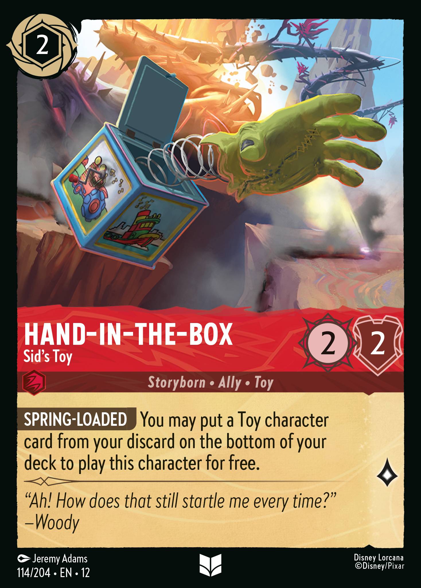 BAN Search - Lorcana: Hand-in-the-Box - Sid's Toy